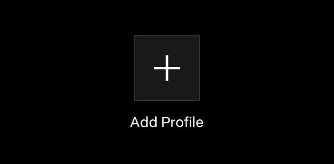 create new profile netflix app