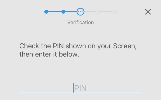 enter pin to connect samsung smart tv and phone