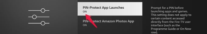 fire tv protect app launches