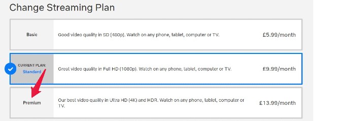 netflix streaming plans