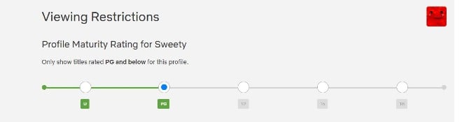 netflix viewing restrictions options