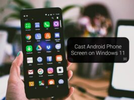 Cast Android Phone Screen on Windows 11