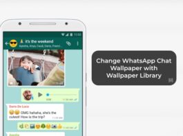 Change WhatsApp Chat Wallpaper with Wallpaper Library