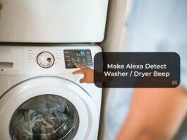 Make Alexa Detect Washer / Dryer Beep