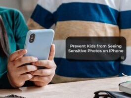 Prevent Kids from Seeing Sensitive Photos on iPhone