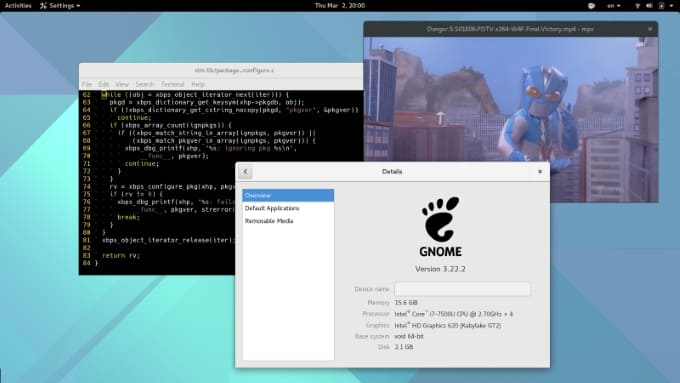 Lightweight Linux distribution