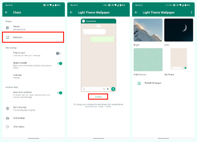 How to Change WhatsApp background