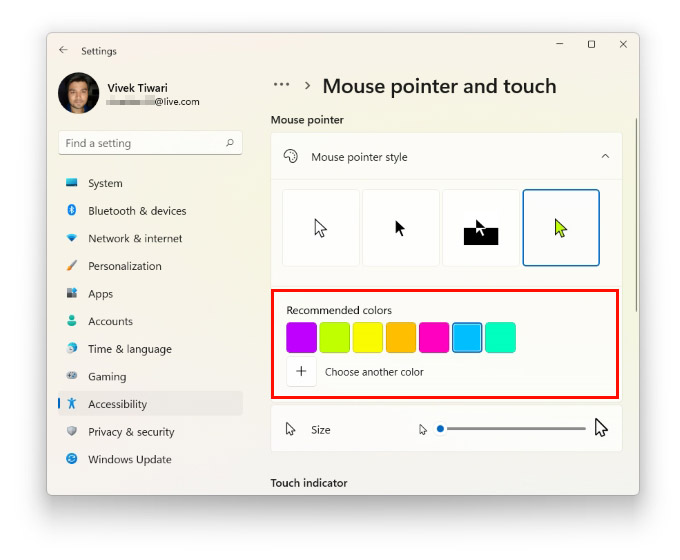 How to Change Cursor Color and Size in Windows 11 - 60