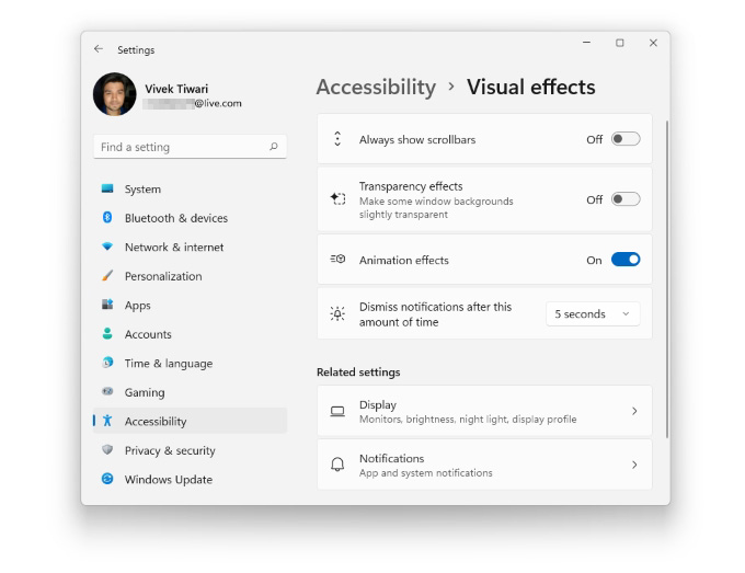 How to Turn Off Windows 11 Transparency Effects - 54