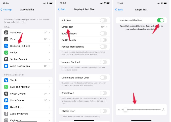 How To Change Font Style And Font Size On IPhone MashTips