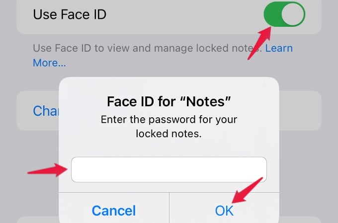 How to Lock Notes on iPhone with Passcode and Face ID - 18