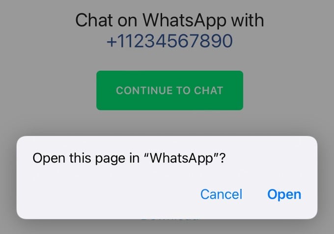 How to Send WhatsApp Message Without Saving Number on iPhone - 5