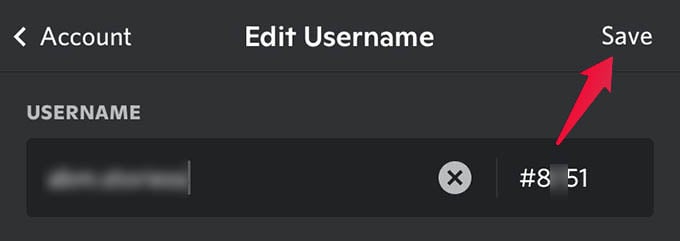 Change Username in Discord Phone