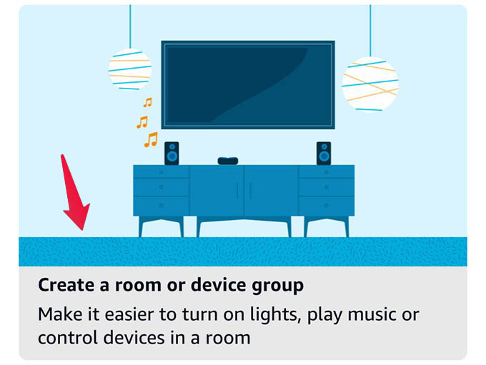 Create a Room or Device Group in Alexa