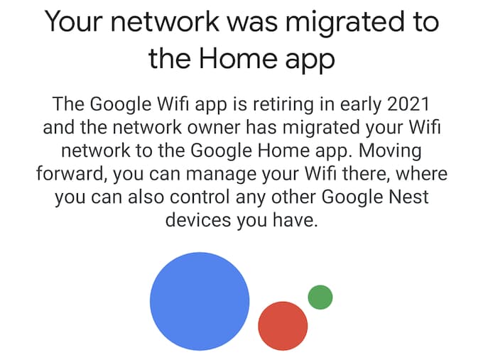 Google Wifi App Migrated