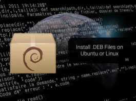 Install .DEB Files on Ubuntu or Linux