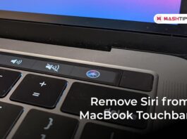 Remove Siri from MacBook Touchbar
