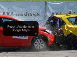 Report Accidents in Google Maps