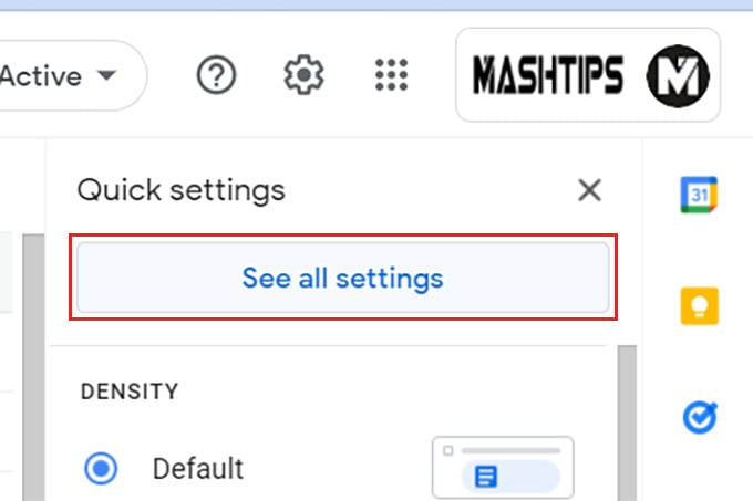 See All Settings in Gmail Web