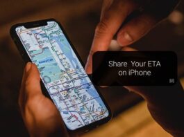 Share Your ETA on iPhone