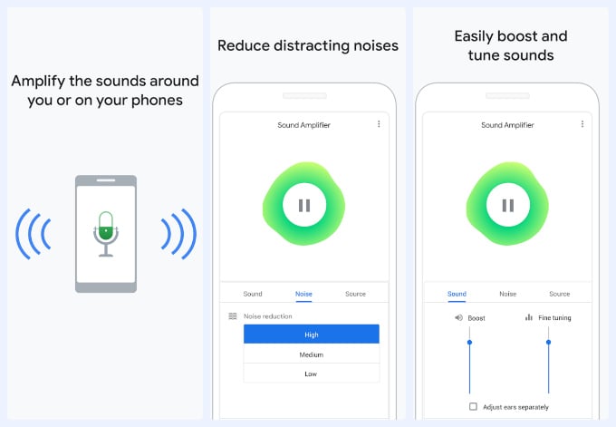 Useful Sound Amplifier Google apps