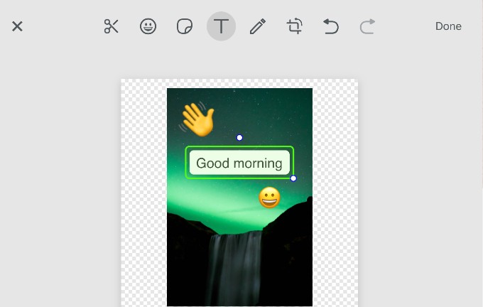 edit image whatsapp sticker ipad