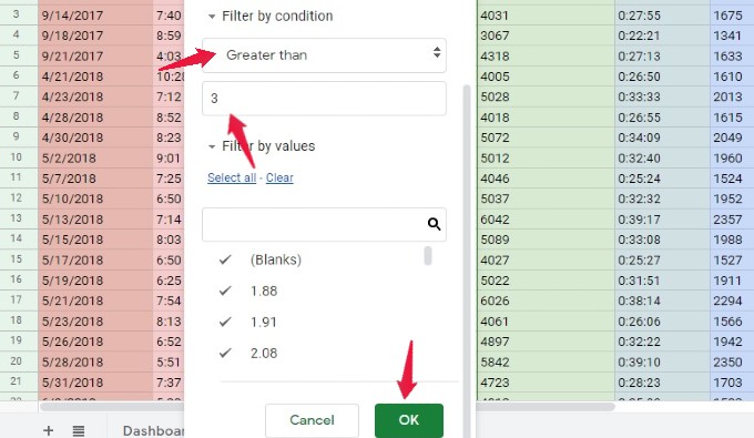 How to Create and Use Filter in Google Sheets - 85