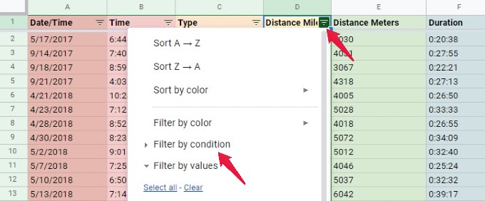 How to Create and Use Filter in Google Sheets - 7