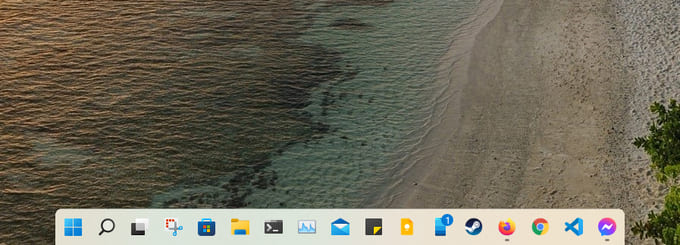 How to Turn Windows 11 Taskbar Into Mac Like Dock - 65