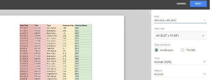 How to Print Selected Cells In Google Sheets - 39