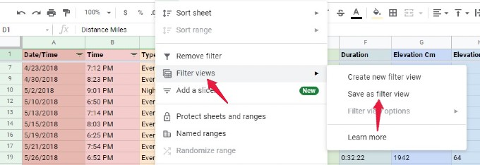 How to Create and Use Filter in Google Sheets - 12