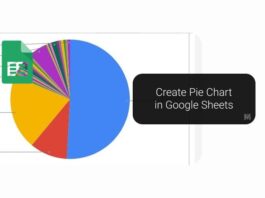 Create Pie Chart in Google Sheets