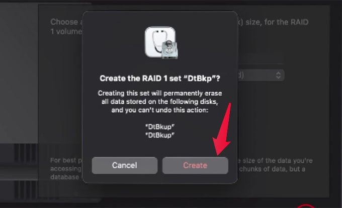 Create RAID 1 Setup on Mac Using Two Hard Drives