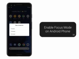Enable Focus Mode on Android Phone