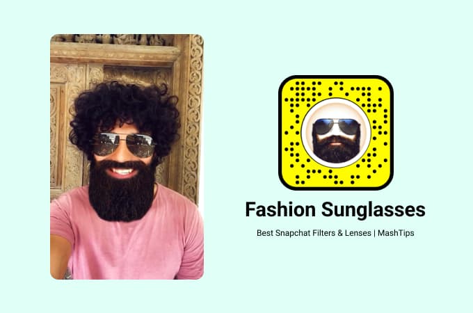 Fashion Sunglasses Snapchat Filter