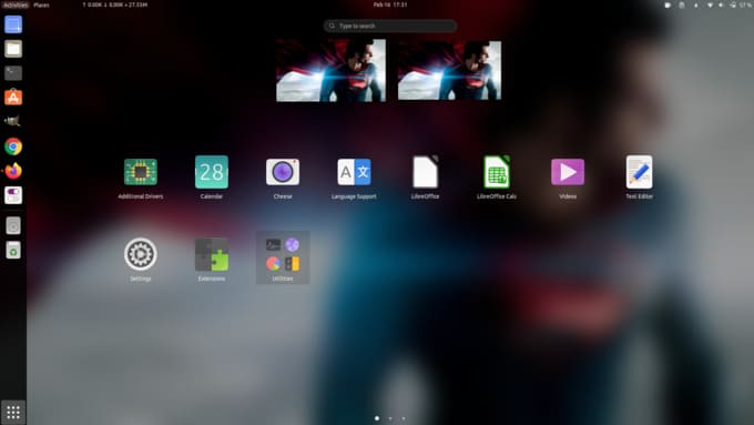 GNOME shell blur