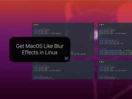 Get MacOS Like Blur Effects in Linux