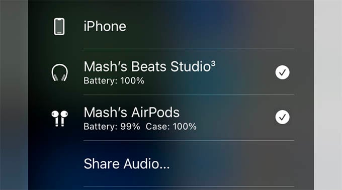 Play Music on Both AirPods at a Time from iPhone