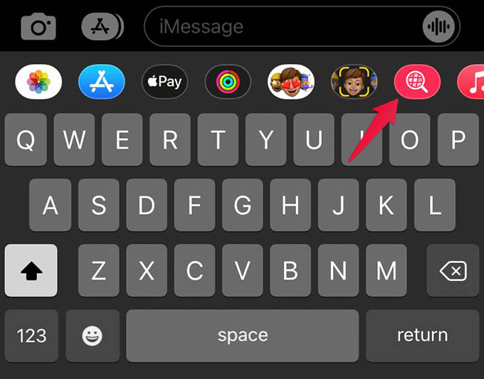 gif keyboard whatsapp ios