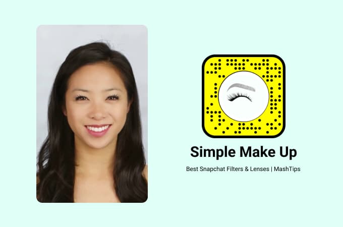 Simple Make Up Snapchat Filter