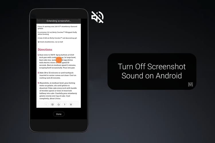 How to Turn Off Screenshot Shutter Sound on Android - MashTips