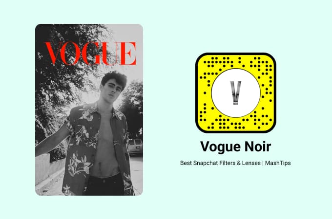 Vogue Noire Snapchat Filter