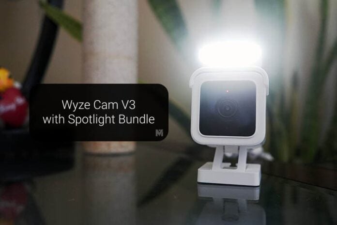 Wyze Cam V3 with Spotlight Bundle