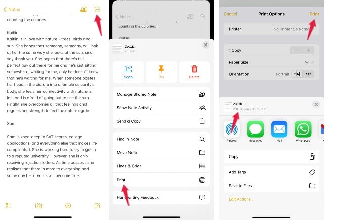 How to Create PDF on iPhone from Pictures  Screenshots  Notes  and Anything - 95