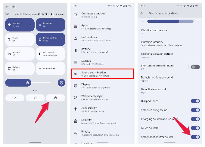 How to Turn Off Screenshot Shutter Sound on Android - 55