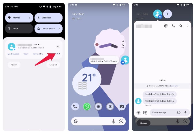 How to Get Chat Bubbles on Android for WhatsApp  Messages    Other Apps - 39