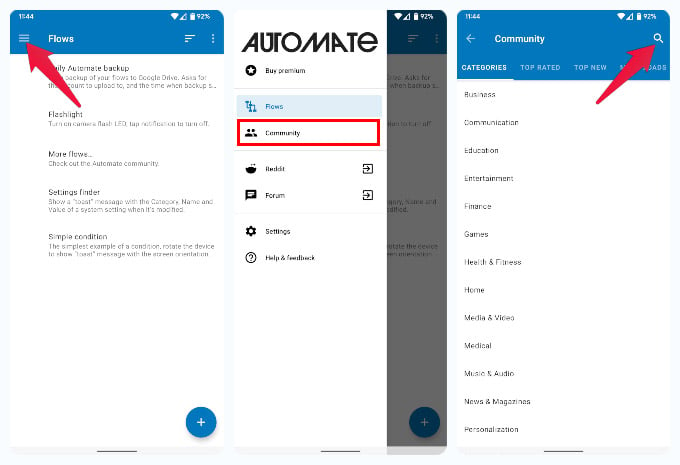 Automate Android automation app