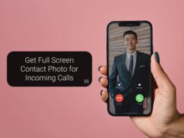 Get Full Screen Contact Photo for Incoming Calls