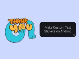 Make Custom Text Stickers on Android