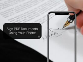 Sign PDF Documents Using Your iPhone